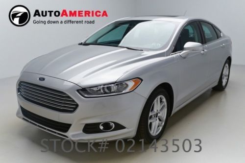19k one 1 owner low miles 2013 ford fusion se 1.6l eco heated leather sunroof