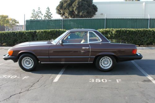 1982 mercedes 380sl, no reserve