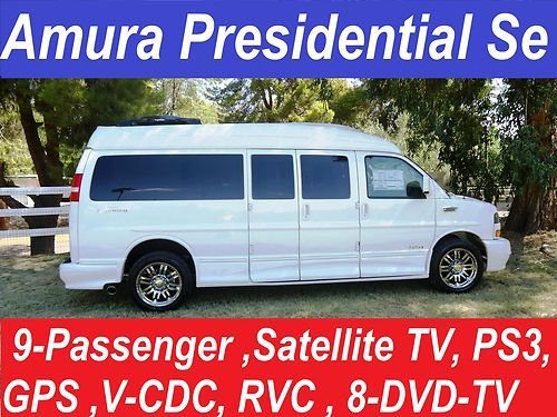 Real nice,8 tv-dvd theater  ps3,rvc ,gps, satelitte, 9 passenger conversion van