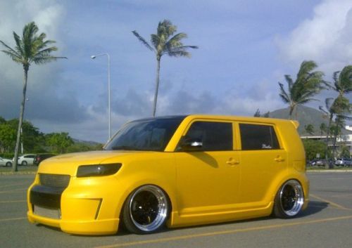 2008 scion xb ~ custom ~ lamborghini yellow ~ 2011 wekfest winner