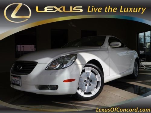 2002 lexus sc430 hard top convertible
