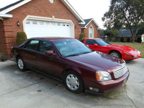 2000 burgandy cadillac deville, v8 northstar