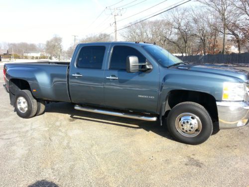 2007.5 chevy silverado 3500 hd 4x4 duramax ltz dually navi super clean