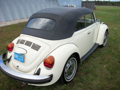 1977 volkswagen beetle convertible 14,500 original low mileage, like new