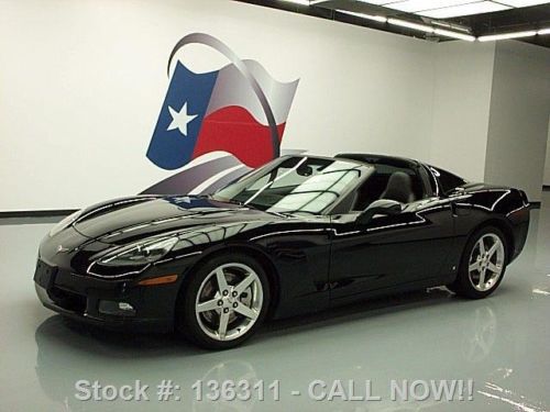 2007 chevy corvette 3lt z51 6-spd leather nav hud 62k texas direct auto