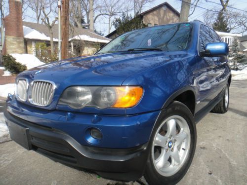 2001 bmw x5 4.4. topaz blue. looks truly amazing!! 1-owner.