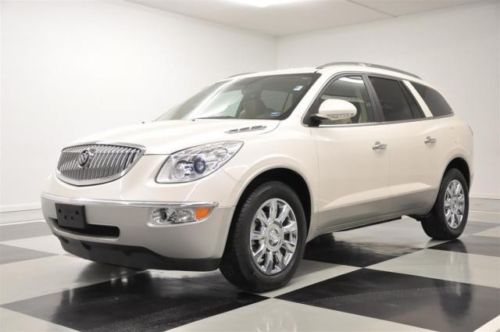 Cxl awd white diamond camera heated leather 7 passenger 2011 2010 2012 enclave