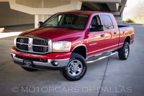 2006 dodge ram 2500 slt 4x4 mega cab running boards tow package wood trim