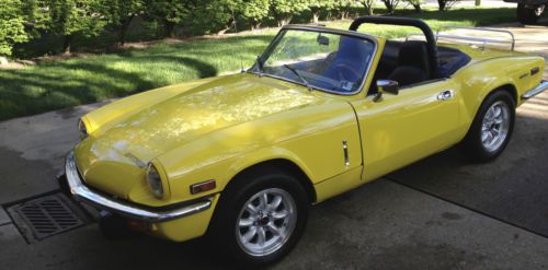 1971 triumph spitfire mkiv, restored, proven show winner