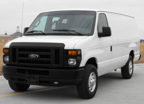 2008 ford e 350 xlt diesel cargo van extended length *l@@k*~1 owner~ no reserve