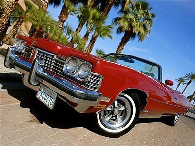 1973 pontiac grand ville convertible 455 big block loaded one owner no reserve!