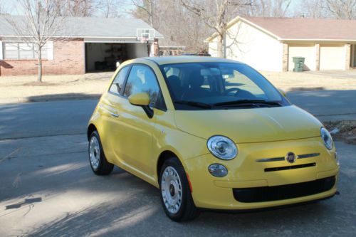 2012 fiat 500 pop hatchback 2-door 1.4l