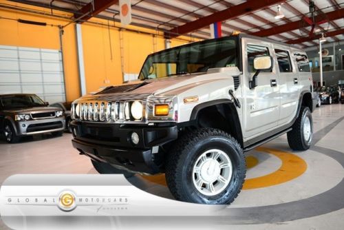 04 hummer h2 4wd bose heated memory seats rear dvd roof
