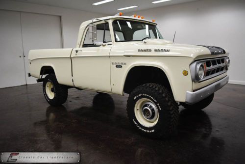 1968 dodge swb power wagon 4x4 cummins diesel very cool truck must see!!!