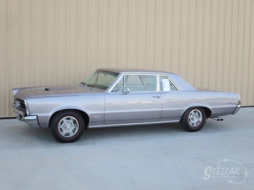 1965 pontiac gto 389ci auto rare iris mist restored documented