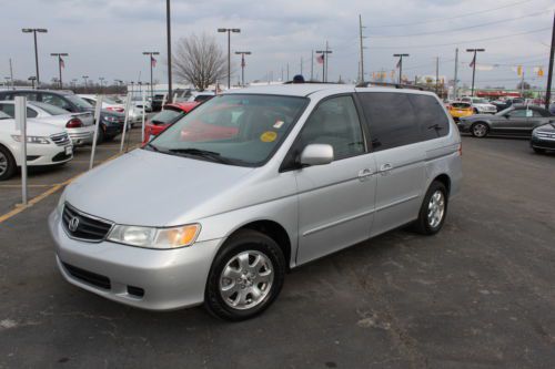 2003 03 honda odyssey 3.5 v6 silver 185,231miles runs great loaded new tires