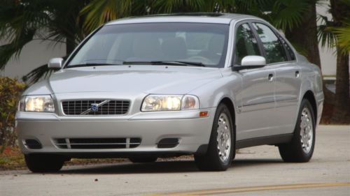 2004 volvo s80 one florida owner luxury sedan with 78,000 miles no reserve set