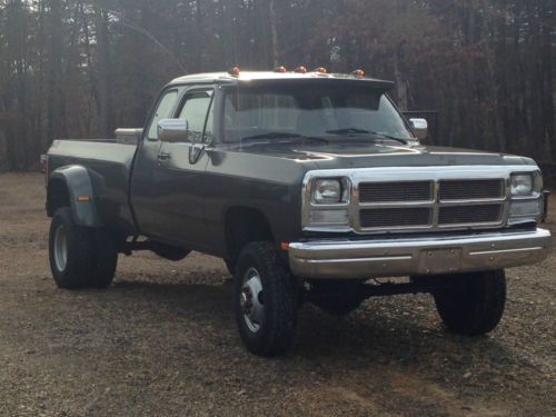 1993 dodge w350 4x4 5 speed diesel dually