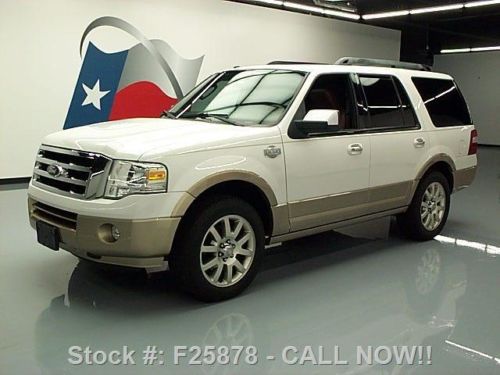 2011 ford expedition king ranch sunroof vent seats nav  texas direct auto