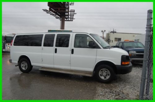 2009 ls used 6.0 15 passenger fleet serviced white rear ac inspected clean nice