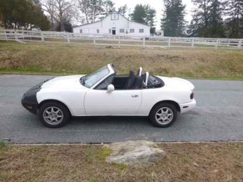 1990 mazda miata convertible 5spd manual no reserve