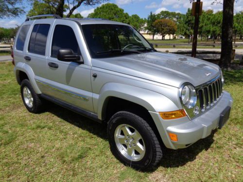 Florida 05 liberty 4x4 turbo diesel clean carfax leather pwr sunroof no reserve