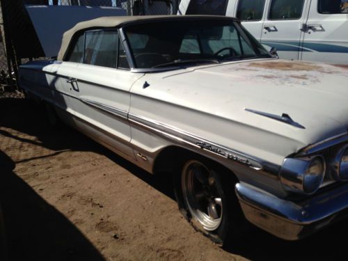 1964 ford galaxy xl500 427 convertible manual trans, 9&#034; posi rear 2- 4 x 4 carbs