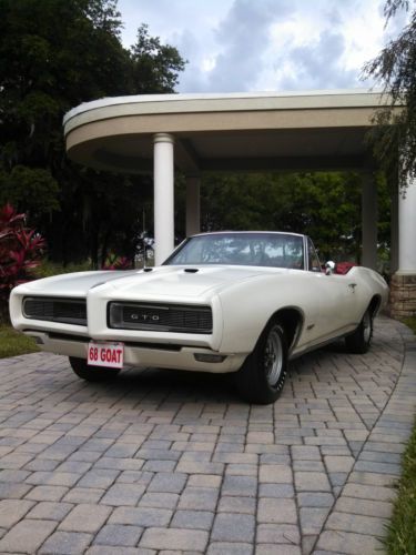 1968 gto convertible phs 242 ys block  ready to cruise