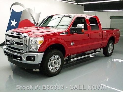 2012 ford f-250 lariat crew fx4 4x4 diesel sunroof nav texas direct auto