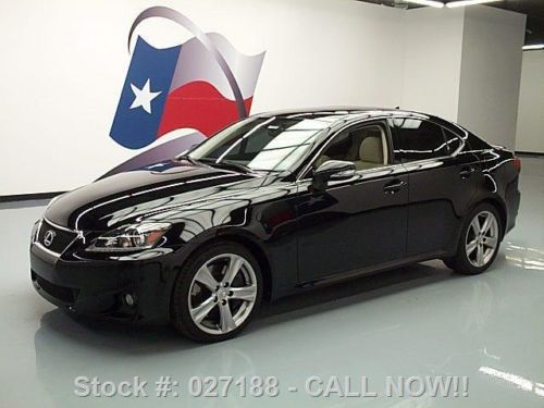 2011 lexus is350 climate seats sunroof nav rear cam 27k texas direct auto