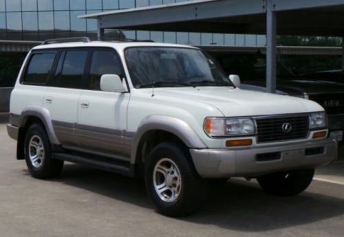 1997 lexus lx 450 white tan leather 198k miles 4wd 4x4 texas suv  ship assist