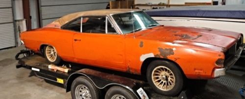 Sell Used 1969 Dodge Charger Rt 440 4spd Barn Find In Cumming Georgia