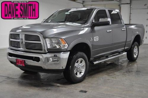 2012 new grey dodge crew 4wd diesel premium leather bucket seats power sunroof!!