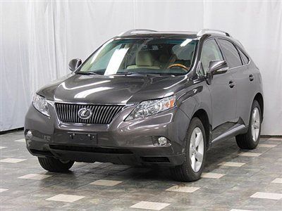 2010 lexus rx350 awd 25k wrnty navi cam heated cooled seats mroof loaded