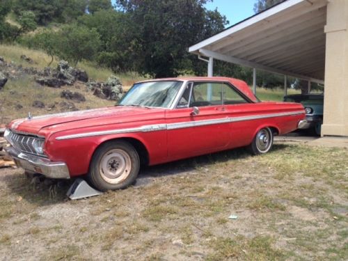 1964 plymouth sport fury 2dr ht big block 361 original everthing