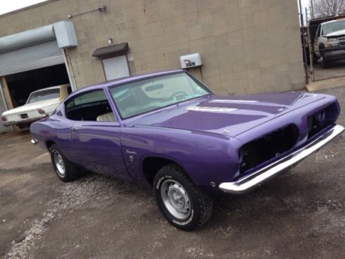 1968 plymouth barracuda base 5.6l