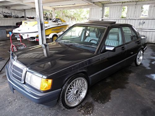 1990 mercedes-benz 190e...bbs style wheels...no reserve...florida!!