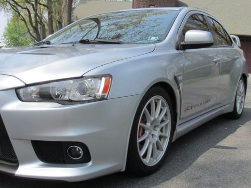 2008 mitsubishi evolution evo x gsr awd 4x4 clean carfax 22mpg minor upgrades