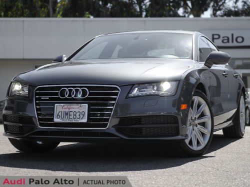 2012 audi a7 3.0 super charged awd quattro prestige pkg navigat