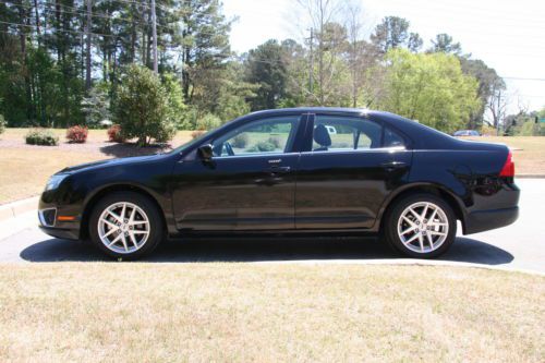 2012 ford fusion sel sedan 4-door 2.5l-leather-black, great mpg