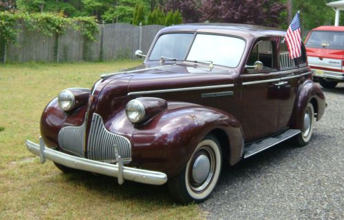 1939 buick special 4 door sedan-model 41 -straight 8 cyl.