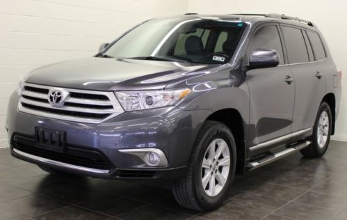 2012 highlander rear camera heated leather seats power roof 3rd row 1 owner