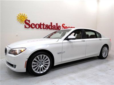 2009 750li * only 29k miles * sport * bk up camera * lux seating * mineral white