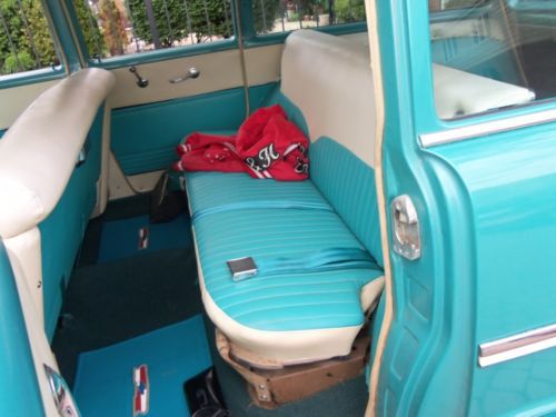 1955 Chevrolet Bel Air station wagon classic show car street rod hot rod Chevy, image 9