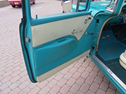1955 Chevrolet Bel Air station wagon classic show car street rod hot rod Chevy, image 12