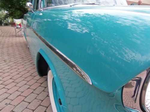 1955 Chevrolet Bel Air station wagon classic show car street rod hot rod Chevy, image 19
