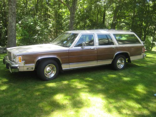 1985 mercury grand marquis colony park station wagon