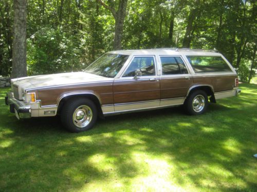 1985 mercury grand marquis colony park station wagon