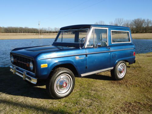 1977 ford bronco sport uncut 302v8 auto ps/pb all original !!! no reserve !!!