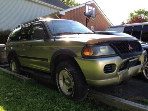 2000 mitsubishi montero sport 4x4 parts truck low miles no reserve off road farm